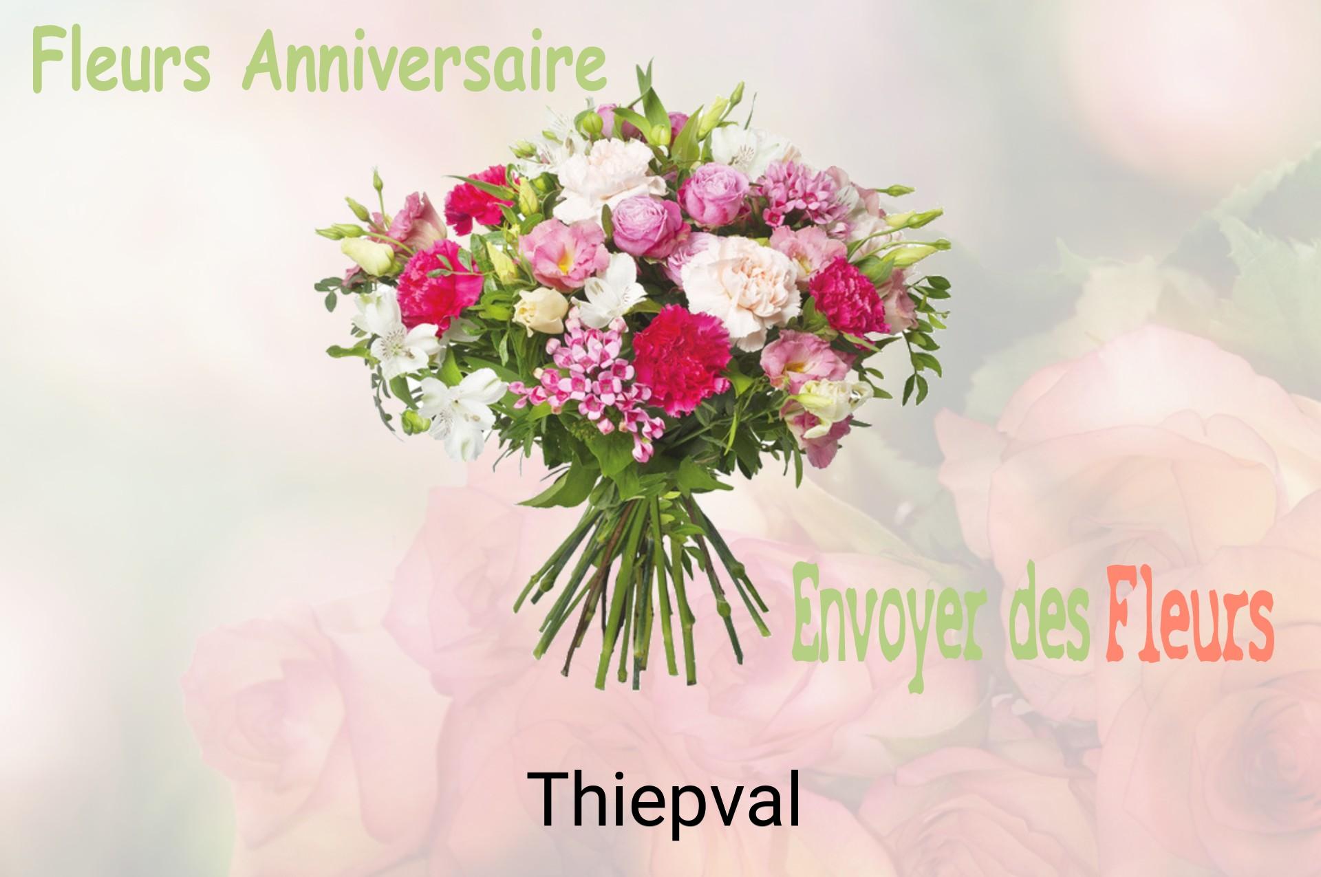 Bouquet de fleurs d’anniversaire livré à Thiepval
