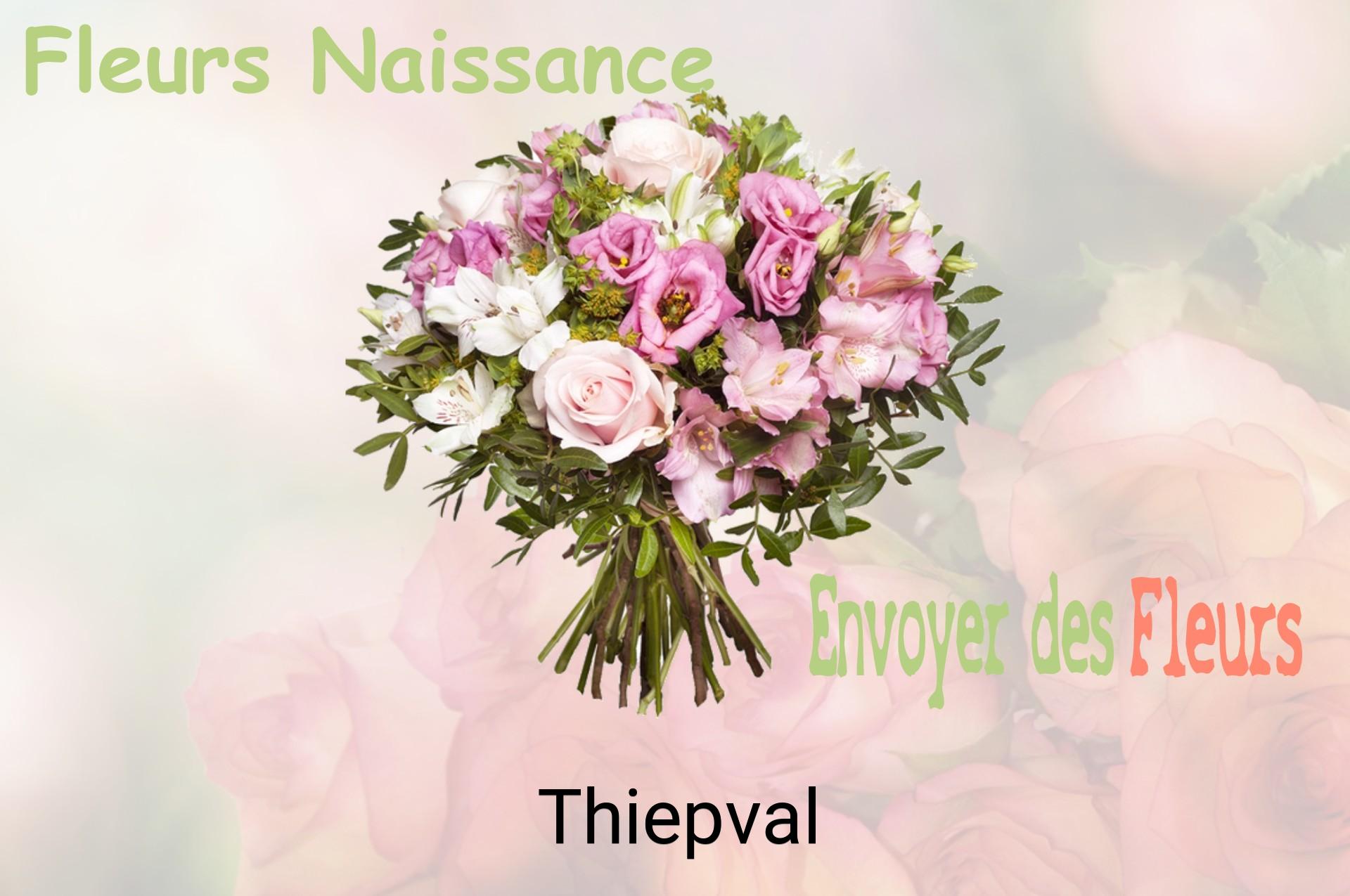 Bouquet de fleurs de naissance livré à Thiepval